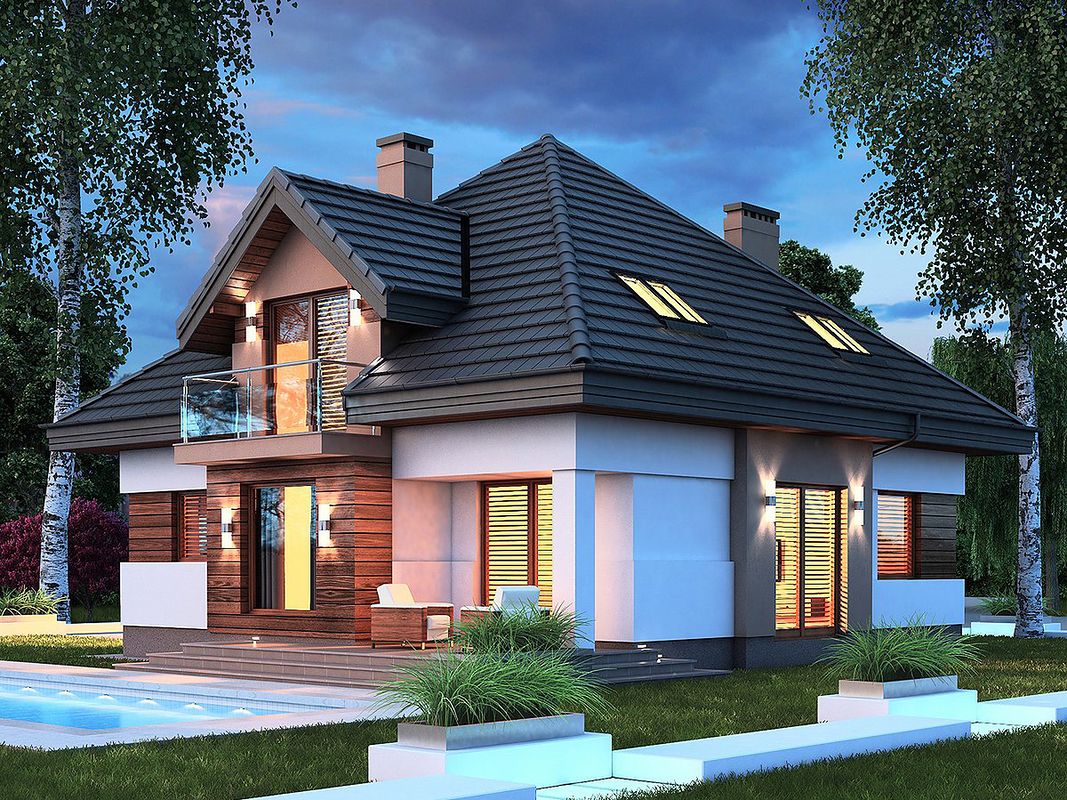 Проект дома BKF-5387-73